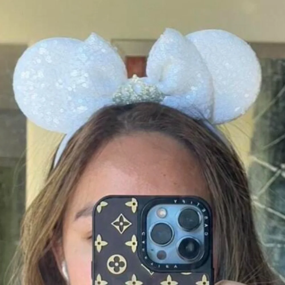 Disney Bride Minnie Mouse headband ears - Picture 6 of 6